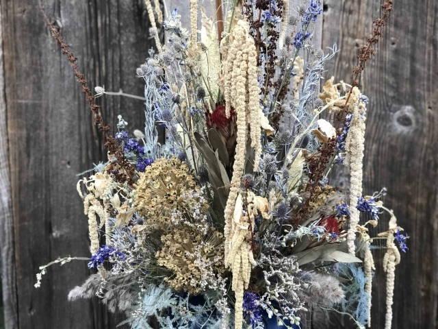 Dried Flowers in a vase