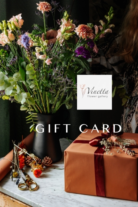 Vinettas flower Gallery Gift Card