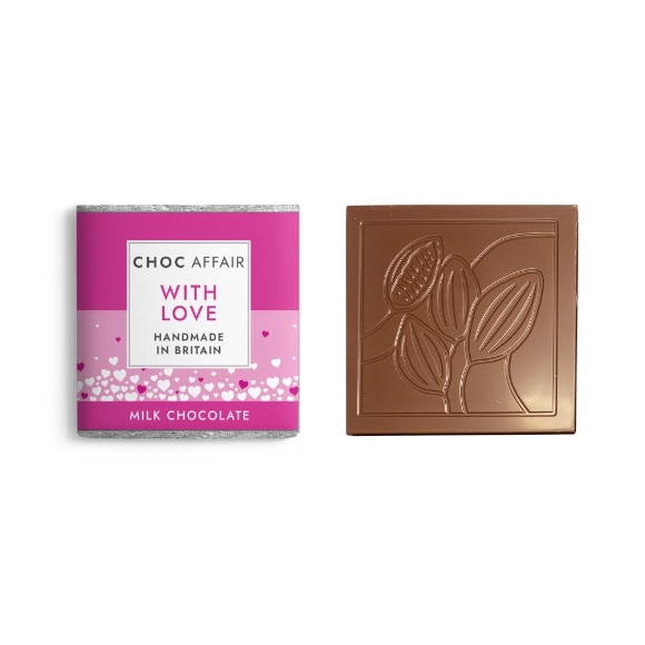 With Love Milk Chocolate Bar 30g
