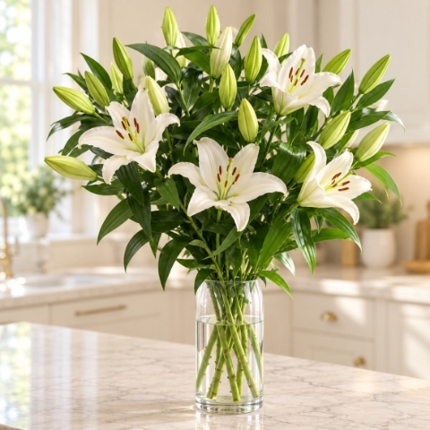 White Lilies Subscribtion