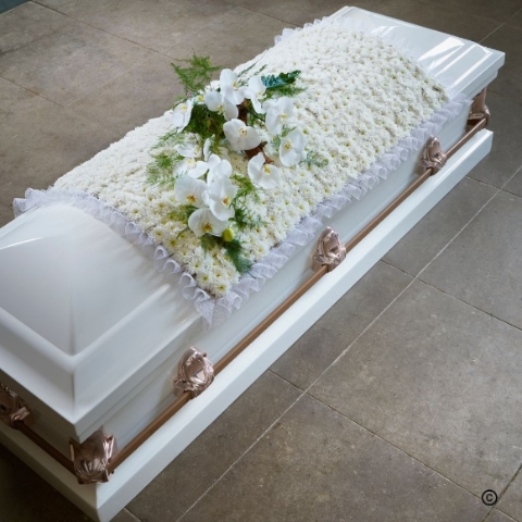 Comfort Blanket Coffin Flowers