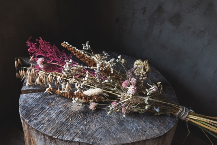 Pink Dried bunch
